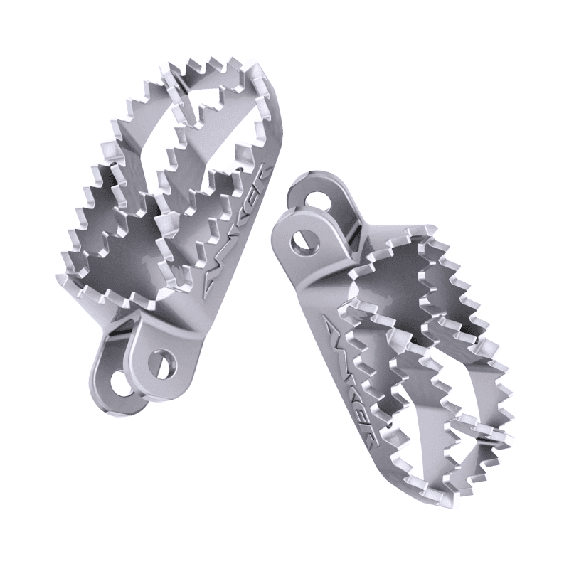 Pedaleira Inox Polido - KLX 300/300R/300SW